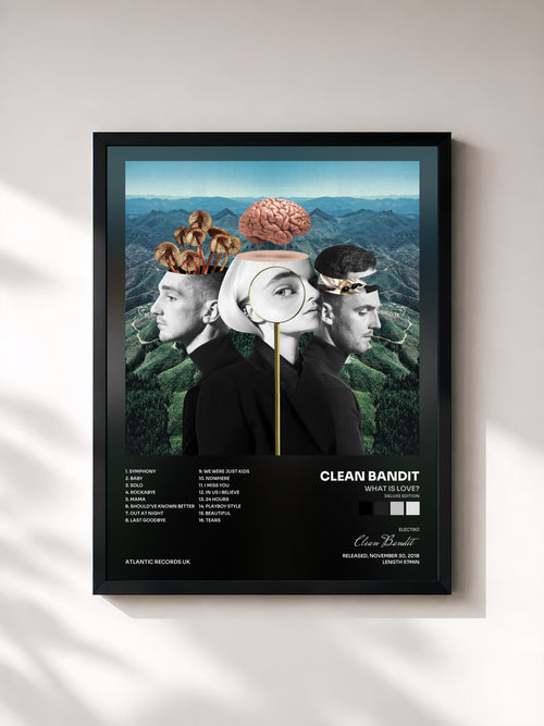 Clean Bandit · What Is Love? (Deluxe Edition) — Gerahmter Kunstdruck