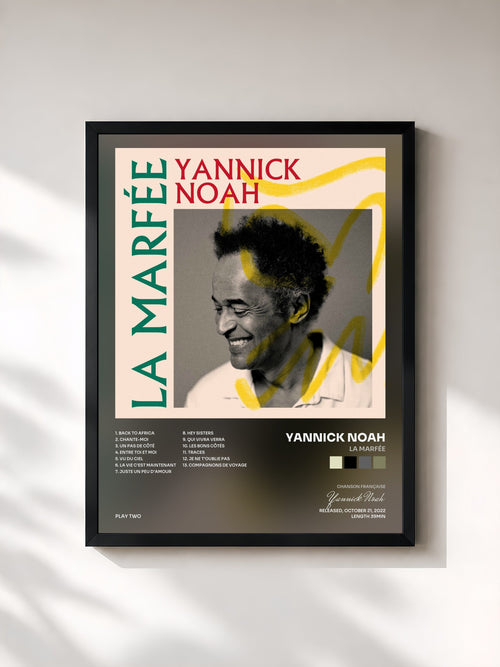 Yannick Noah · La Marfée — Gerahmter Kunstdruck