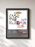 #noir Thank You Happy Birthday von Cage The Elephant als gerahmter Kunstdruck, schwarzer Rahmen, gedruckt und gerahmt in Frankreich
