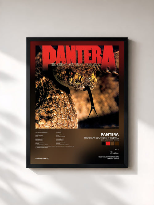 Pantera · The Great Southern Trendkill (20th Anniversary Edition) — Affiche encadrée
