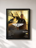 #noir Tableau de l'album Top Gun: Maverick (Music From The Motion Picture) de Lady Gaga, cadre noir, imprimé et encadré en France