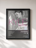 #noir 12" Masters - Essential Mixes de Kylie Minogue en lámina enmarcada, marco negro, impresa y enmarcada en Francia