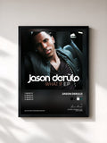 #noir What If de Jason Derulo en lámina enmarcada, marco negro, impresa y enmarcada en Francia