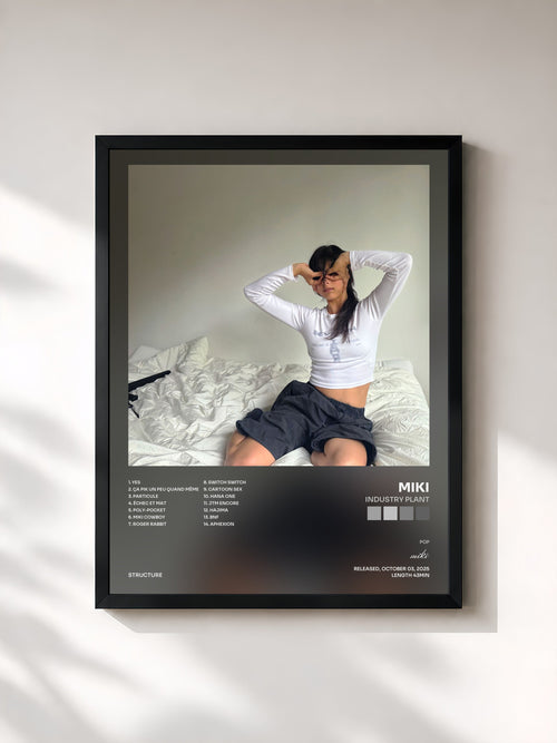 miki · industry plant — Framed art print