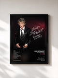 #noir Tableau de l'album Another Country de Rod Stewart, cadre noir, imprimé et encadré en France