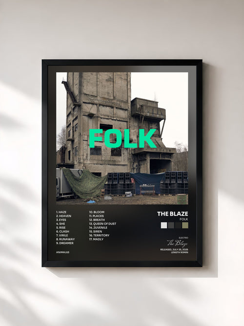 The Blaze · FOLK — Stampa incorniciata