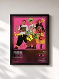 #noir Baby-Baby-Baby (Remixes) von TLC als gerahmter Kunstdruck, schwarzer Rahmen, gedruckt und gerahmt in Frankreich