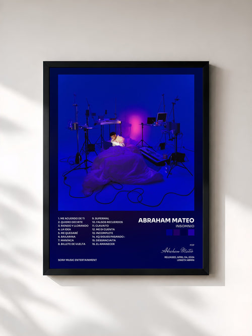 Abraham Mateo · Insomnio — Gerahmter Kunstdruck