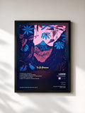 #noir Te Ao Mārama by Lorde as a framed art print, black frame, printed and framed in France
