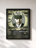 #noir The Laundry Man 2 von French Montana als gerahmter Kunstdruck, schwarzer Rahmen, gedruckt und gerahmt in Frankreich