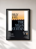 #noir Tableau de l'album The Nylon Curtain de Billy Joel, cadre noir, imprimé et encadré en France