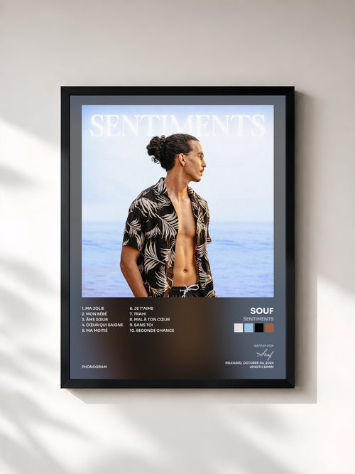 Souf · Sentiments — Gerahmter Kunstdruck