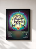 #noir Tableau de l'album Overkill de Motörhead, cadre noir, imprimé et encadré en France