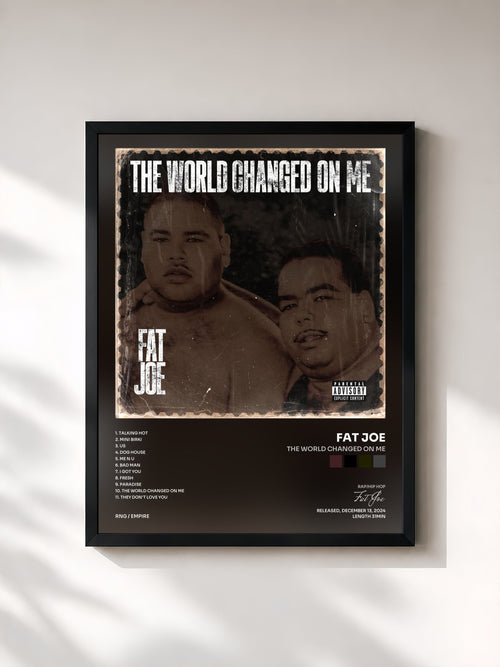 Fat Joe · The World Changed On Me — Affiche encadrée