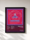 #noir Tableau de l'album Themes - Volume 4 de Simple Minds, cadre noir, imprimé et encadré en France