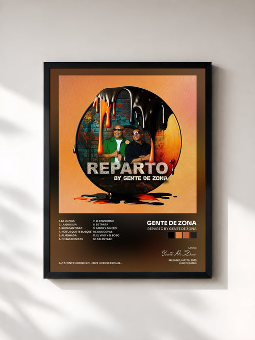Gente De Zona · REPARTO BY GENTE DE ZONA — Stampa incorniciata