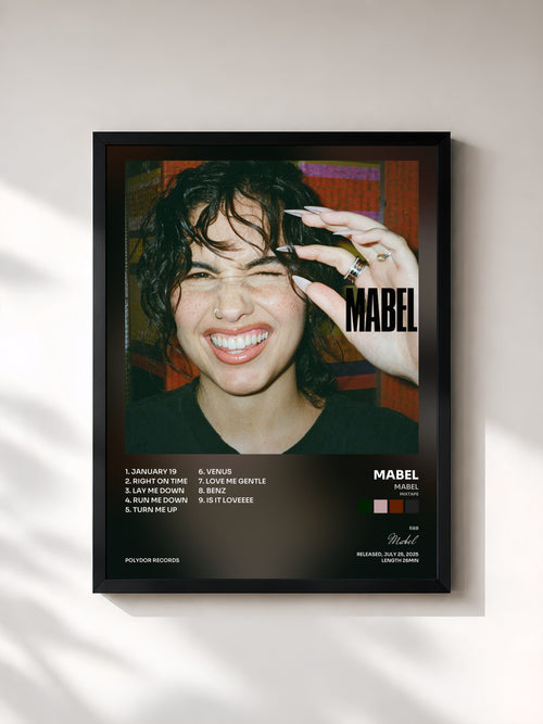 Mabel · Mabel (Mixtape) — Gerahmter Kunstdruck