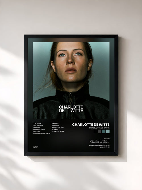 Charlotte de Witte · Charlotte de Witte — Affiche encadrée