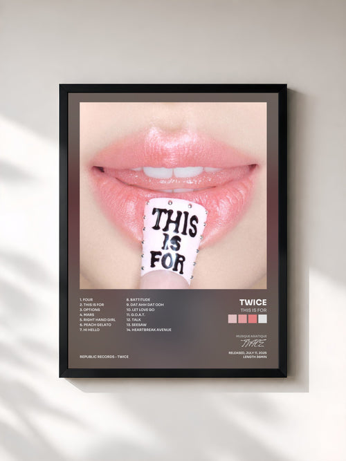 TWICE · THIS IS FOR — Stampa incorniciata
