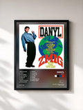 #noir Tableau de l'album ZMIG de Danyl, cadre noir, imprimé et encadré en France
