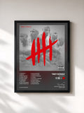 #noir Tableau de l'album Chapter V de Trey Songz, cadre noir, imprimé et encadré en France