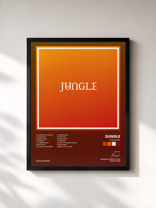 Jungle · Volcano — Stampa incorniciata