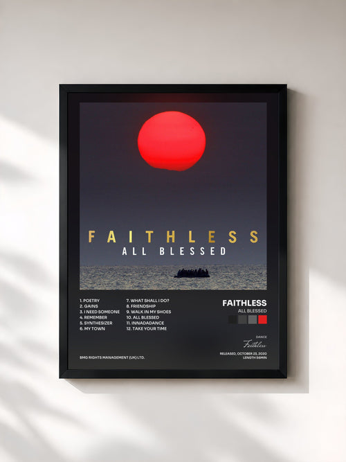 Faithless · All Blessed — Stampa incorniciata