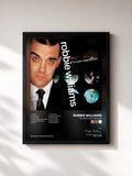 #noir I've Been Expecting You by Robbie Williams as a framed art print, black frame, printed and framed in France