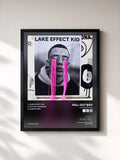 #noir Lake Effect Kid by Fall Out Boy as a framed art print, black frame, printed and framed in France