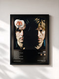 #noir Tableau de l'album Everybody Hertz de Air, cadre noir, imprimé et encadré en France