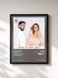 #noir VersuS : En mode sport by Vitaa as a framed art print, black frame, printed and framed in France