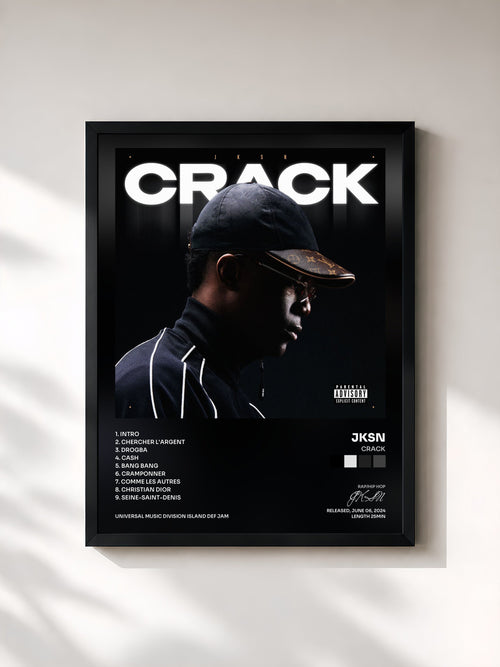 JKSN · Crack — Gerahmter Kunstdruck