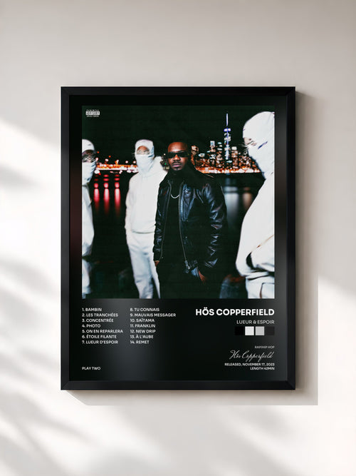Hös Copperfield · LUEUR & ESPOIR — Gerahmter Kunstdruck