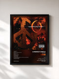 #noir eMOTIVe by A Perfect Circle as a framed art print, black frame, printed and framed in France