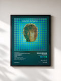 #noir Tableau de l'album David Bowie (aka Space Oddity) (2015 Remaster) de David Bowie, cadre noir, imprimé et encadré en France