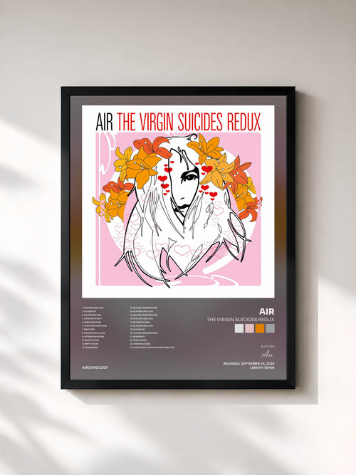 Air · The Virgin Suicides Redux — Framed art print