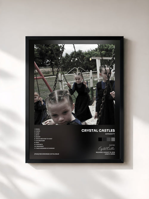 Crystal Castles · Amnesty (I) — Affiche encadrée