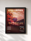 #noir Tableau de l'album Another Life (The Remixes) de AFROJACK, cadre noir, imprimé et encadré en France