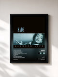 #noir Diamond Life von Sade als gerahmter Kunstdruck, schwarzer Rahmen, gedruckt und gerahmt in Frankreich
