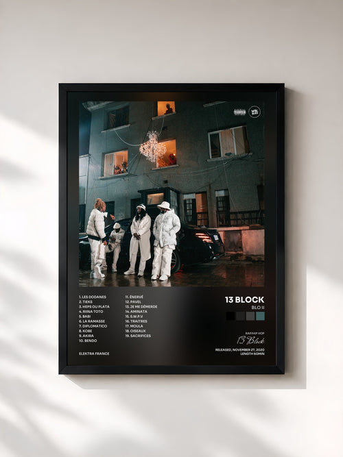 13 Block · BLO II — Gerahmter Kunstdruck