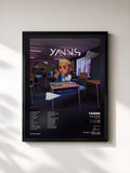 #noir Sale gosse (Réédition) de Yanns en lámina enmarcada, marco negro, impresa y enmarcada en Francia