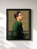 #noir Nine Track Mind (Deluxe Edition) by Charlie Puth as a framed art print, black frame, printed and framed in France