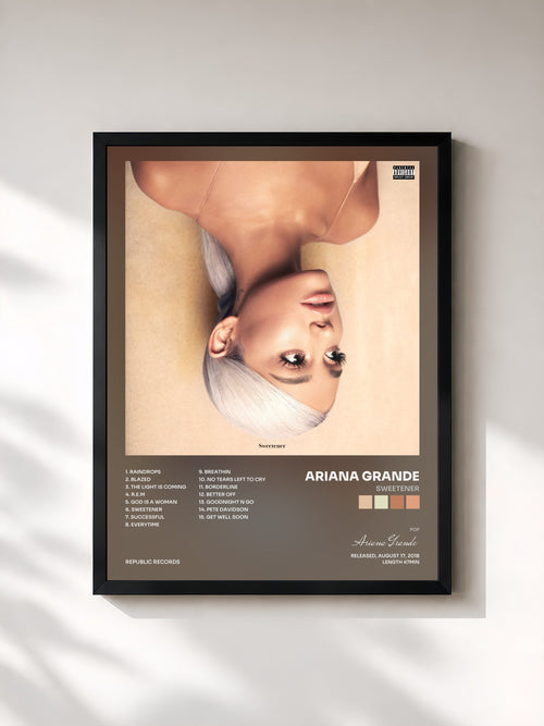 Ariana Grande · Sweetener — Framed art print