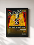 #noir Siren Song Of The Counter-Culture de Rise Against en lámina enmarcada, marco negro, impresa y enmarcada en Francia
