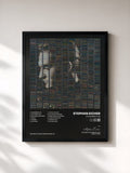 #noir Poussière D’Or by Stephan Eicher as a framed art print, black frame, printed and framed in France