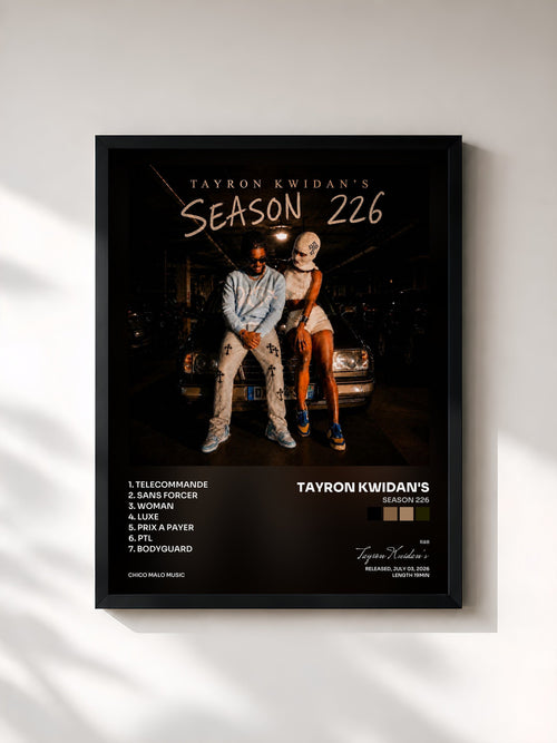 Tayron Kwidan's · SEASON 226 — Framed art print