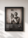 #noir Tableau de l'album Servant Of The Mind (Deluxe) de Volbeat, cadre noir, imprimé et encadré en France