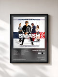 #noir Smash de Martin Solveig en lámina enmarcada, marco negro, impresa y enmarcada en Francia