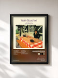 #noir J'ai dix ans di Alain Souchon in stampa incorniciata, cornice nera, stampata e incorniciata in Francia