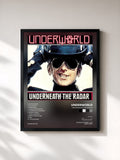 #noir Underneath The Radar de Underworld en lámina enmarcada, marco negro, impresa y enmarcada en Francia